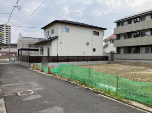 福山市川口町、土地の間取り画像です
