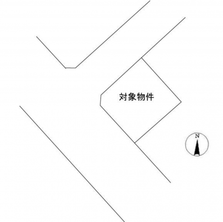 福山市瀬戸町大字地頭分、土地の間取り画像です