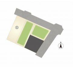 福山市東川口町、土地の間取り画像です