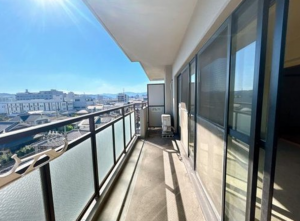 福山市沖野上町、マンションのバルコニー画像です