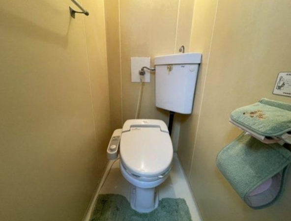 福山市沖野上町、マンションのトイレ画像です