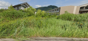 福山市山手町、土地の画像です