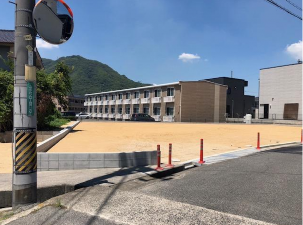 福山市山手町、土地の画像です
