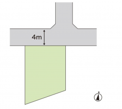 福山市西深津町、土地の画像です