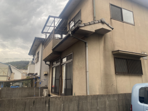 福山市新涯町、中古一戸建ての外観画像です