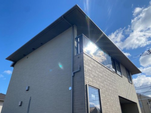 福山市多治米町、新築一戸建ての外観画像です