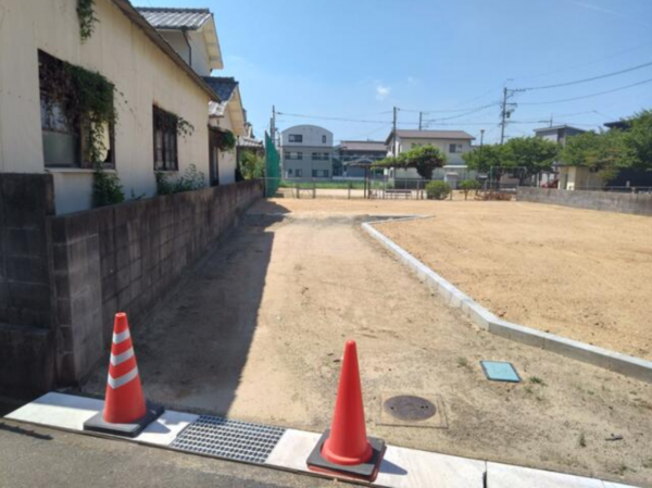 福山市山手町、土地の画像です