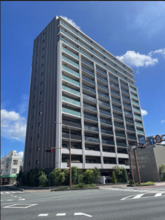 福山市東桜町、マンションの画像です