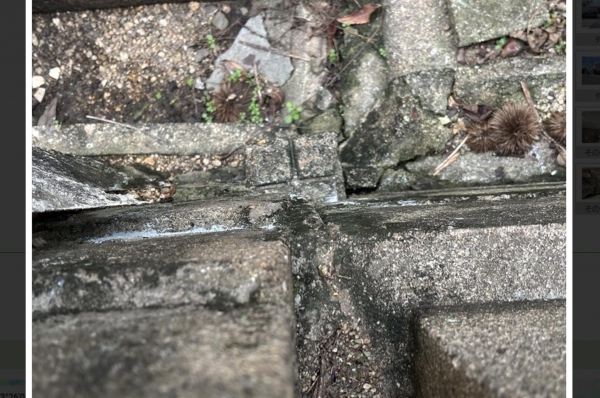 福山市東陽台、土地の画像です