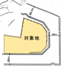 福山市木之庄町、土地の画像です