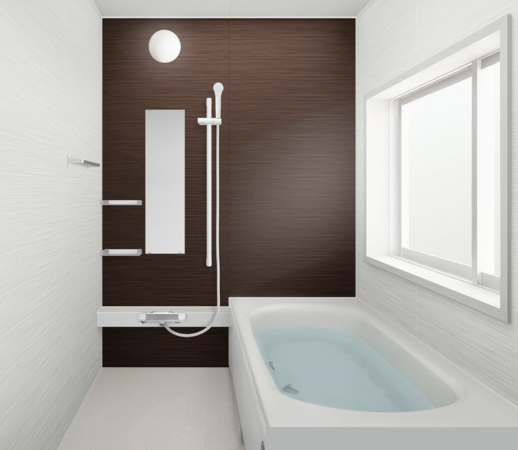 福山市新涯町、中古一戸建ての風呂画像です