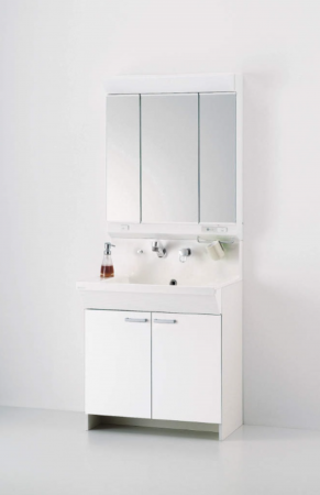 福山市新涯町、中古一戸建ての洗面画像です