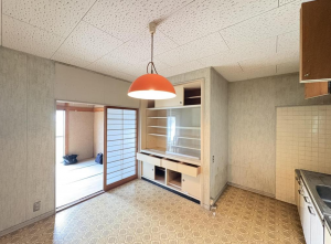 福山市高美台、中古一戸建てのキッチン画像です