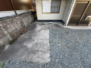 福山市千代田町、中古一戸建ての駐車場画像です