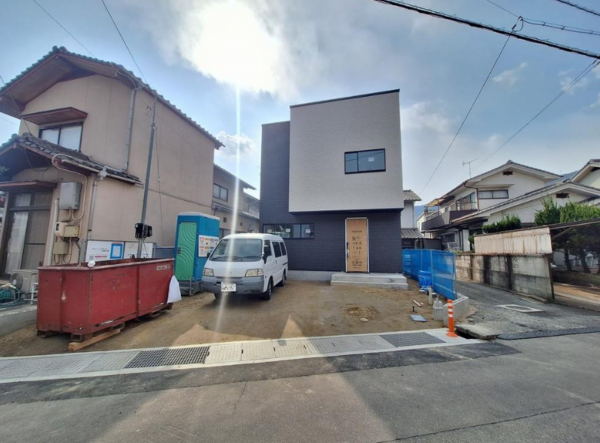 福山市水呑町、新築一戸建ての外観画像です