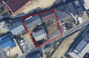 福山市山手町、土地の画像です