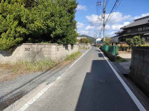 福山市山手町、土地の画像です