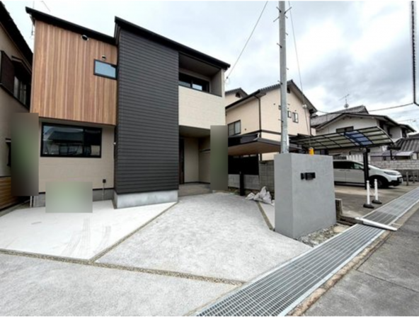 福山市草戸町、新築一戸建ての外観画像です