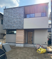 福山市手城町、新築一戸建ての外観画像です