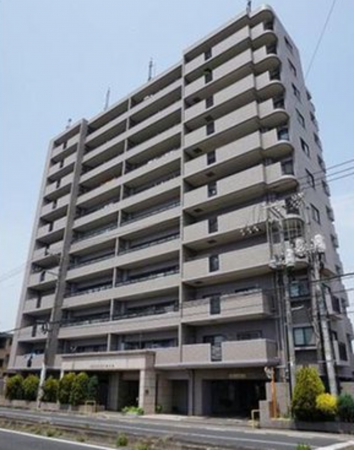 福山市南手城町、マンションの外観画像です