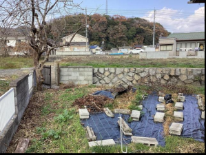 福山市沼隈町大字草深、土地の画像です