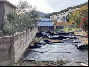 福山市沼隈町大字草深、土地の画像です