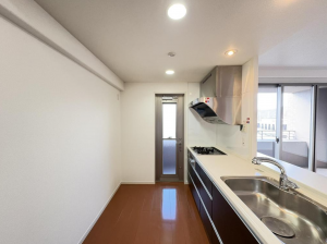 福山市三之丸町、収益物件/マンションのキッチン画像です