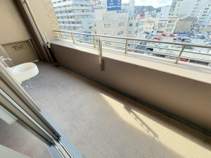福山市三之丸町、収益物件/マンションのバルコニー画像です