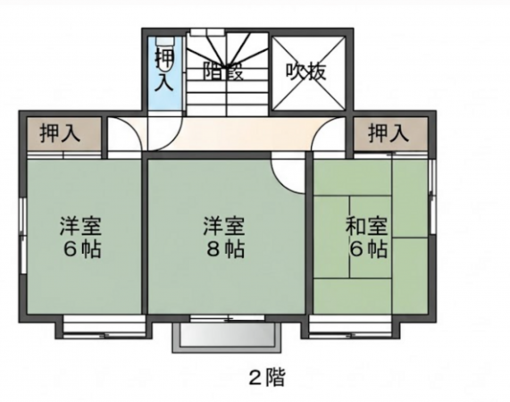 福山市大谷台、中古一戸建ての画像です