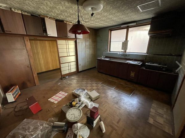 福山市鞆町後地、中古一戸建てのキッチン画像です