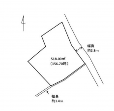 福山市田尻町、中古一戸建ての間取り画像です