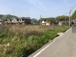 福山市沼隈町大字草深、土地の画像です