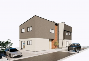 福山市新涯町、新築一戸建ての画像です