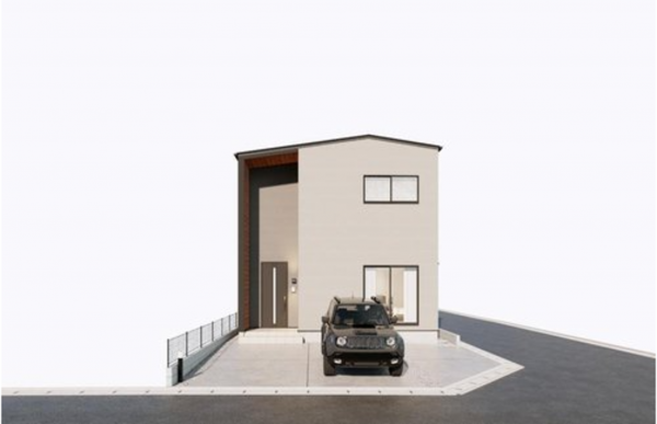 福山市新涯町、新築一戸建ての画像です