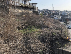 福山市緑陽町、土地の画像です