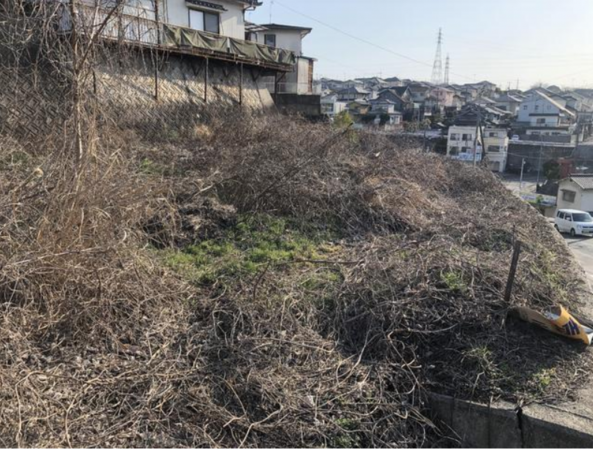 福山市緑陽町、土地の画像です