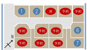 福山市多治米町、土地の画像です