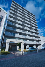 福山市霞町、マンションの間取り画像です