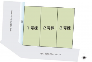 福山市引野町、土地の間取り画像です