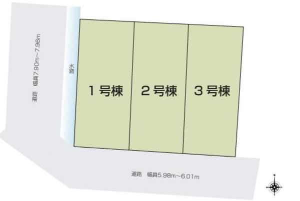 福山市引野町、土地の間取り画像です