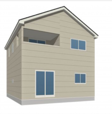 福山市手城町、新築一戸建ての画像です