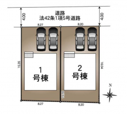 福山市手城町、新築一戸建ての画像です
