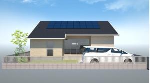 福山市新涯町、新築一戸建ての画像です