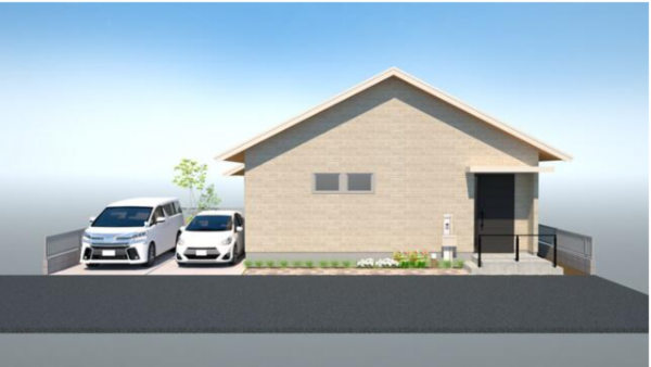 福山市新涯町、新築一戸建ての画像です