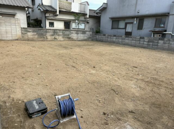 福山市川口町、土地の画像です