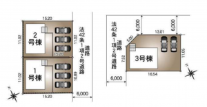 福山市水呑町、新築一戸建ての画像です
