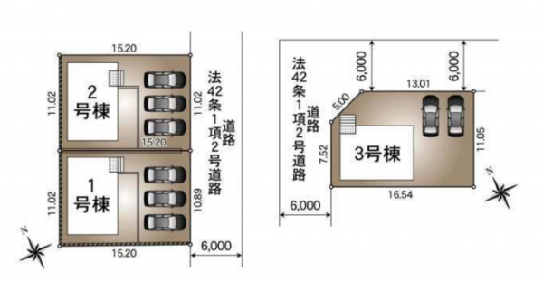 福山市水呑町、新築一戸建ての画像です