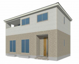 福山市水呑町、新築一戸建ての画像です