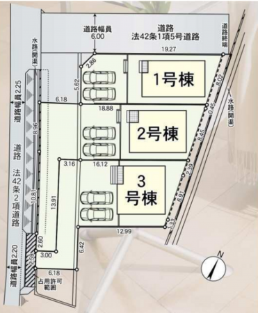 福山市瀬戸町大字地頭分、新築一戸建ての間取り画像です