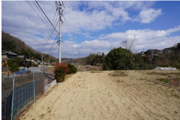 福山市久松台、土地の画像です